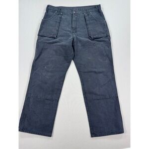 Dickies Carpenter Pants Loose Fit Double Knee Denim Jeans Men's 36x29 Dark Wash